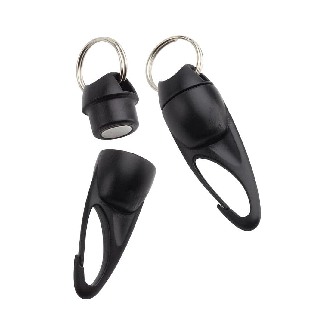 Black keychains with magnetic closure