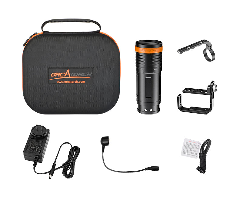 OrcaTorch D920 5000 Lumens Dive Light | 9° Narrow Beam