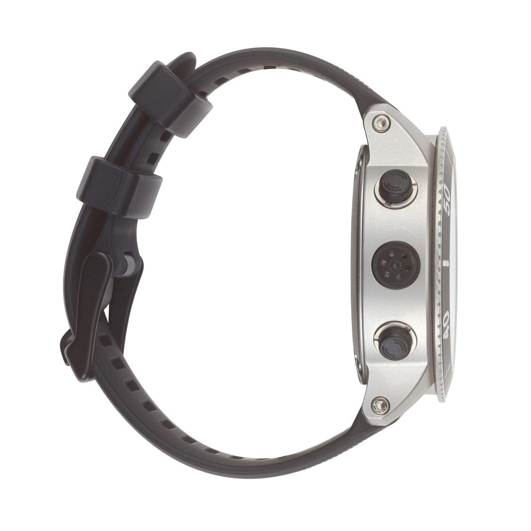 SP_0510310X_G3-e side view of a black and silver wristwatch