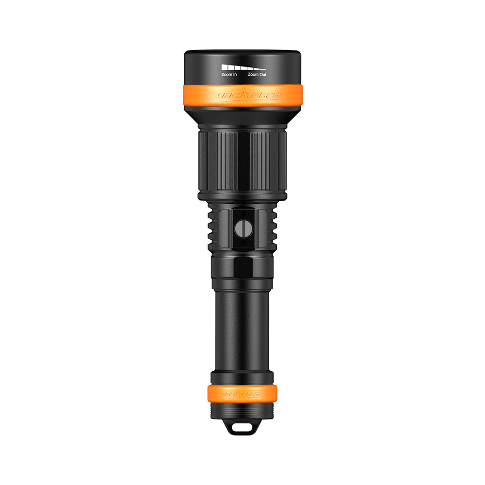 OrcaTorch ZD710 MK2 Zoomable Dive Light Beam Angle 4°-72° Adjustable