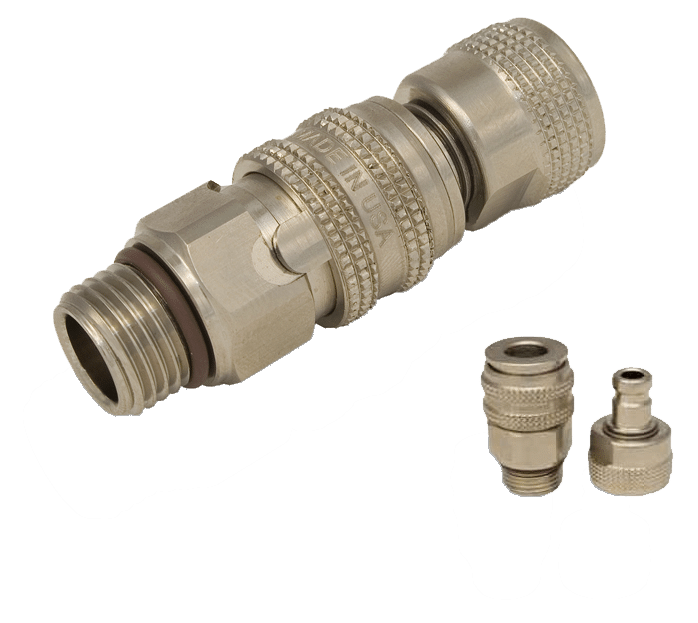 OmniSwivel High Flow Regulator Quick Disconnect Set