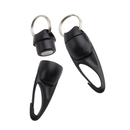Black keychains with magnetic closure