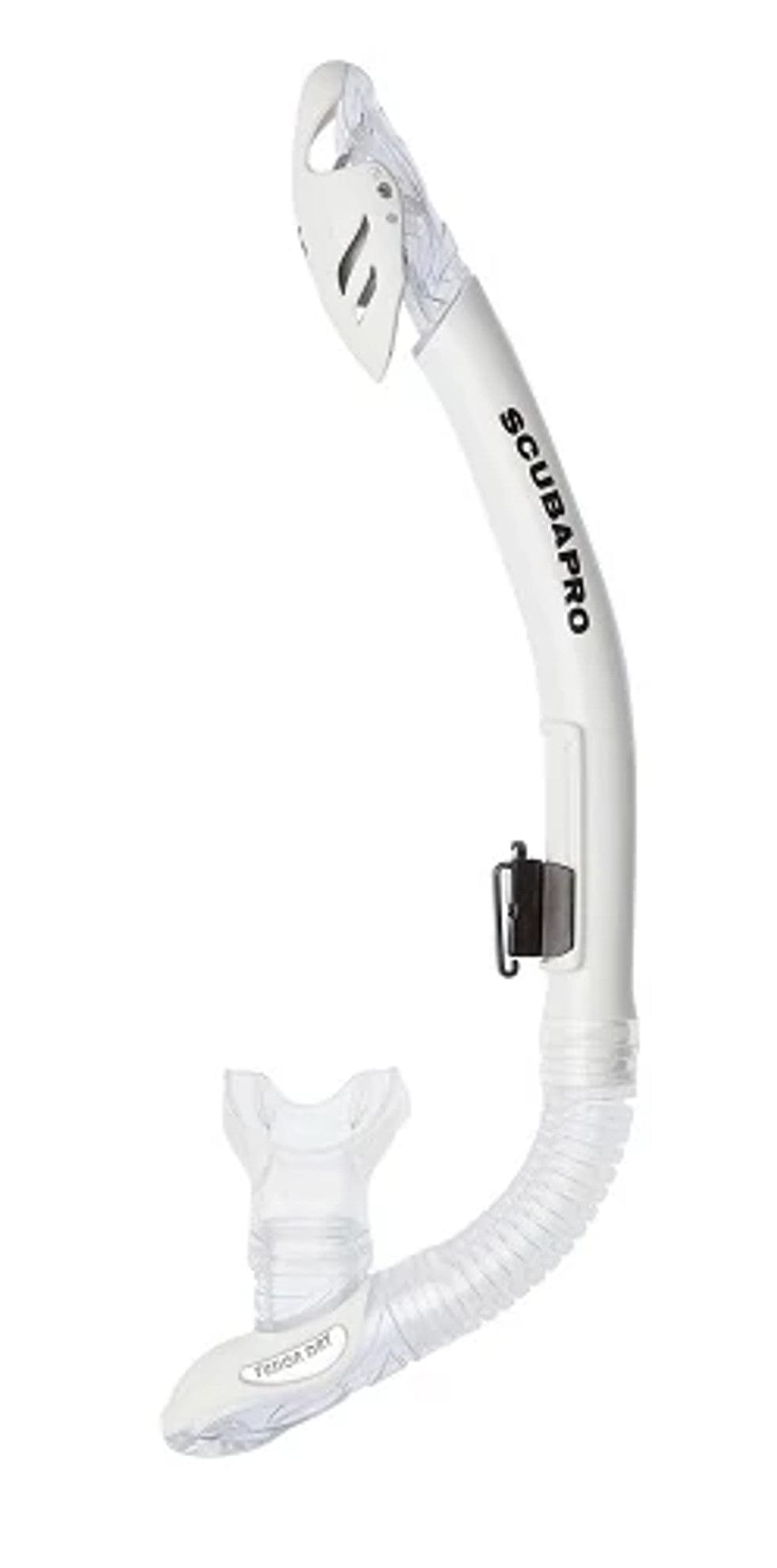 Scubapro snorkel, white, primary image.
