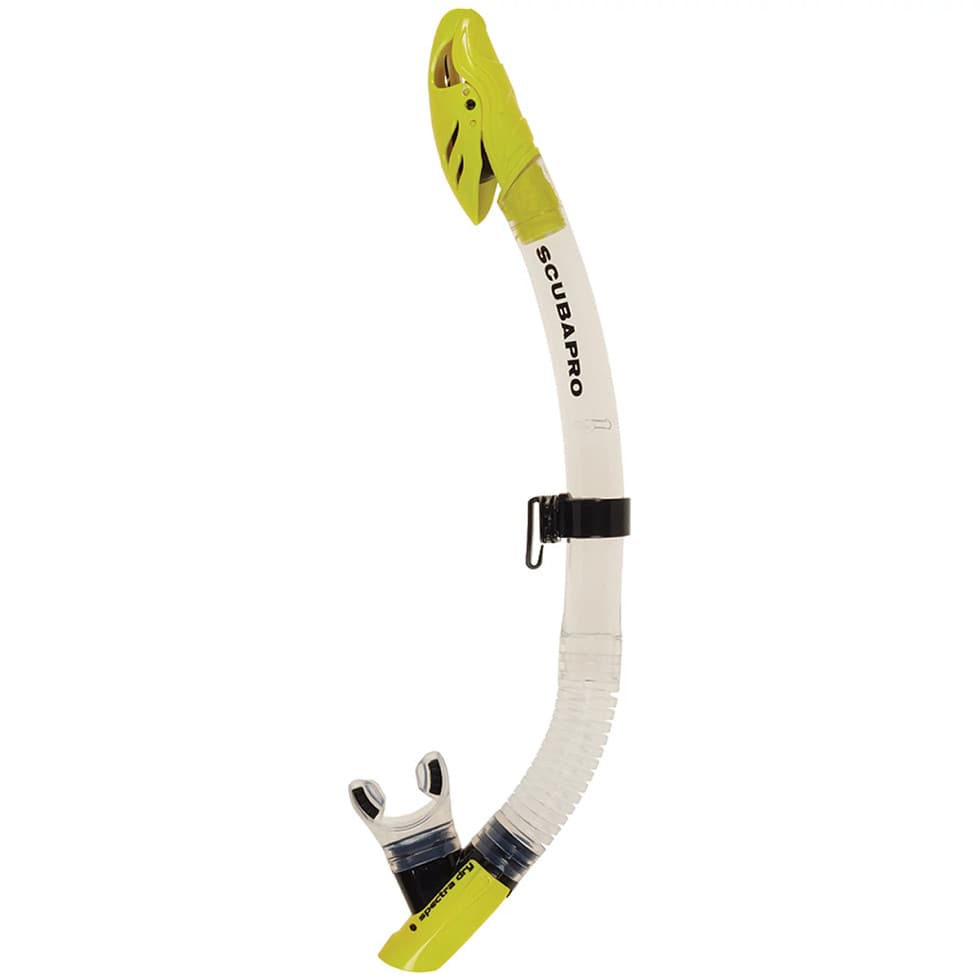 Scubapro snorkel 1087786, yellow and white, for diving.