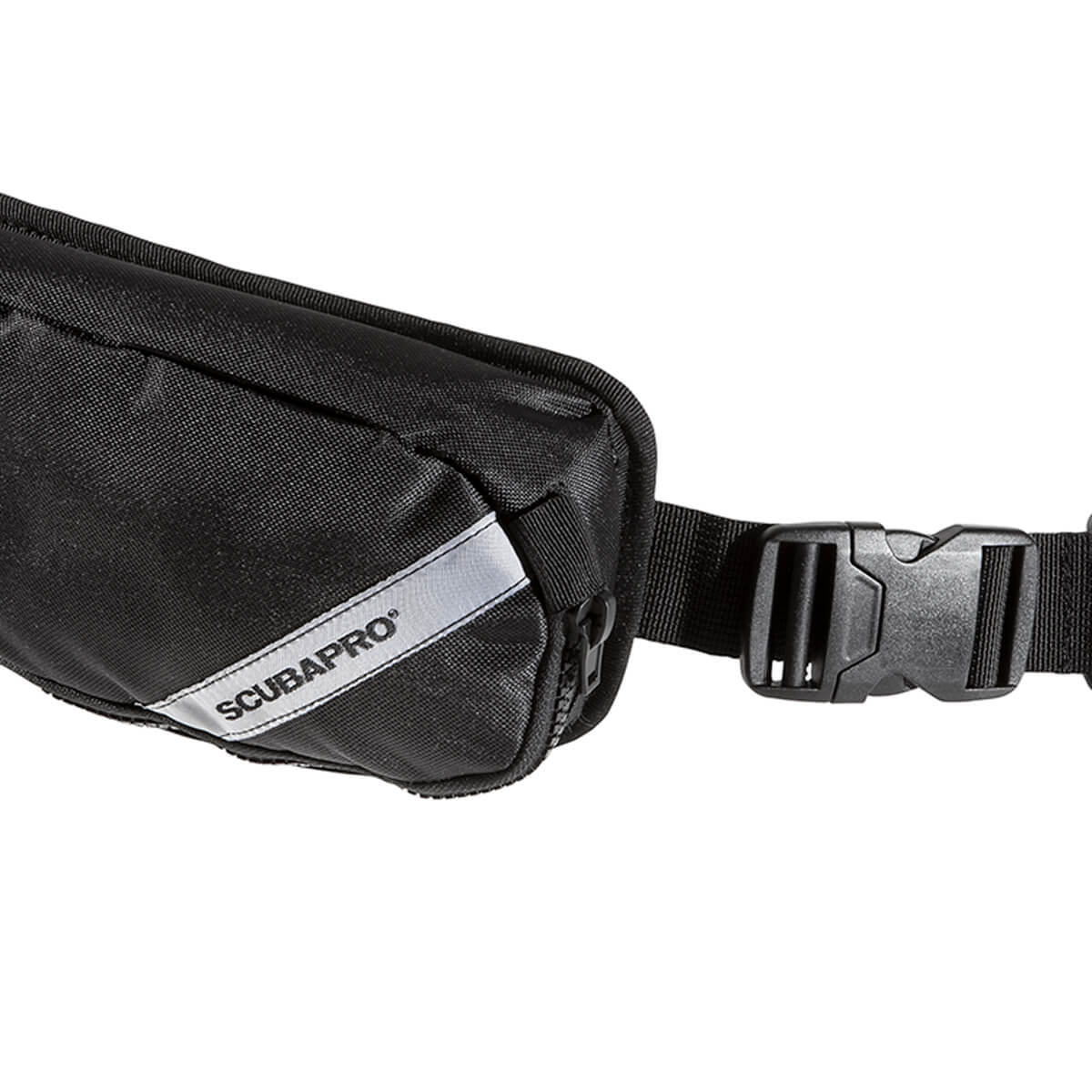Scubapro dive belt detail with reflective stripe