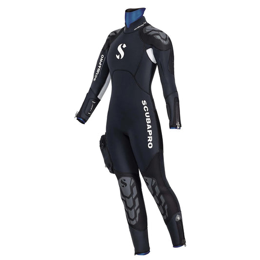 Black diving suit for underwater adventures.