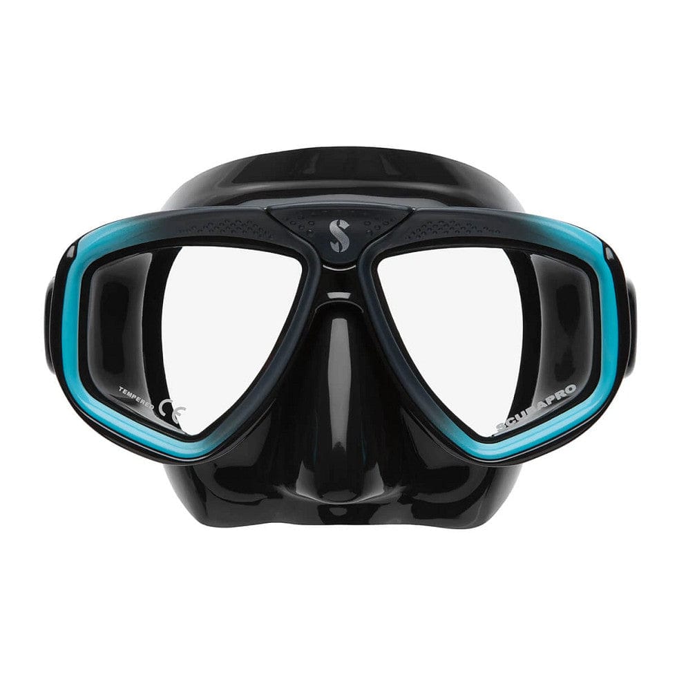 Scubapro diving mask with blue accents
