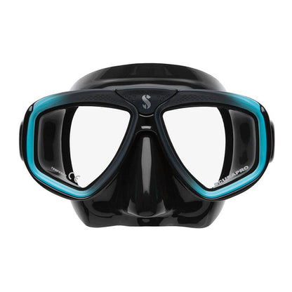 Scubapro diving mask with blue accents