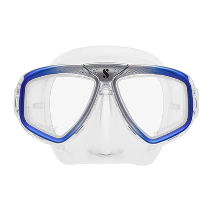 Scuba diving mask with blue accents - product 1100355