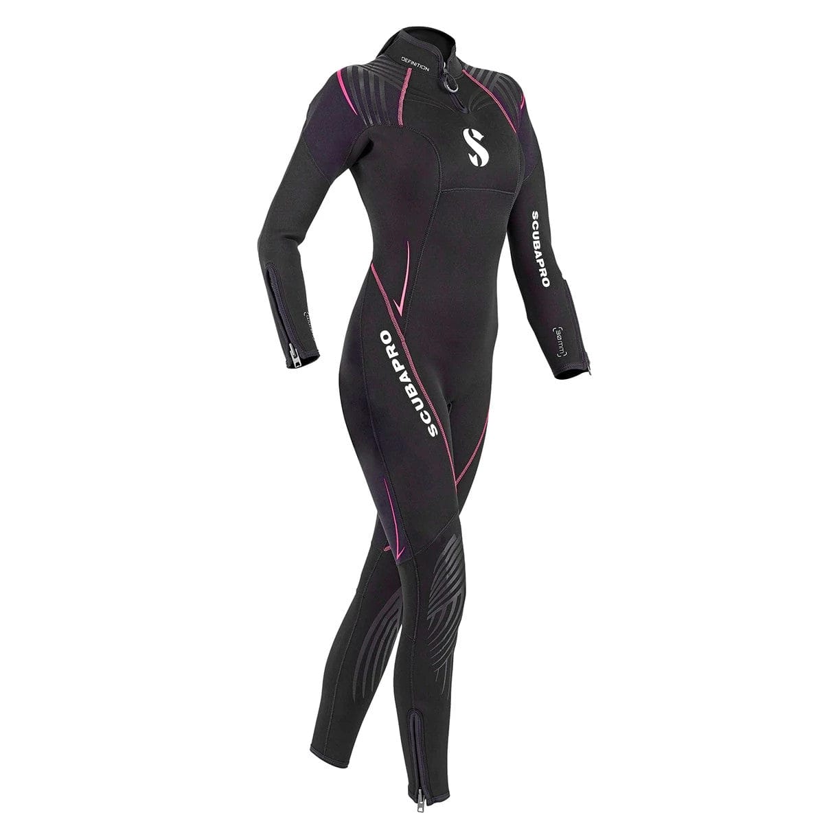 Scubapro wetsuit 1104260, black with pink accents