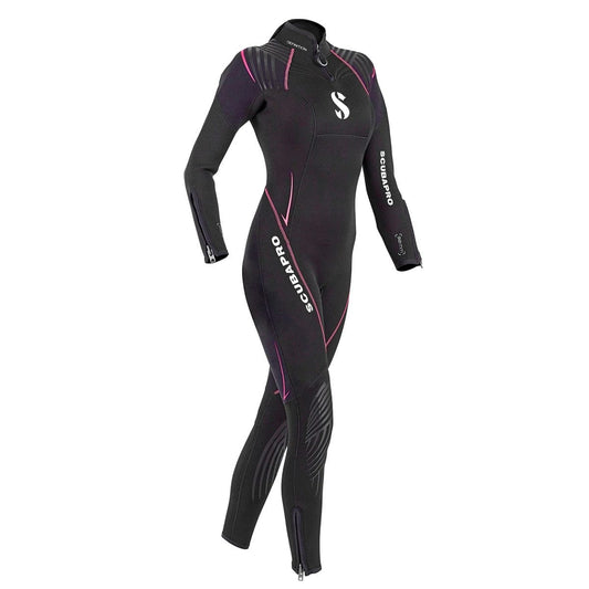 Scubapro wetsuit 1104260, black with pink accents