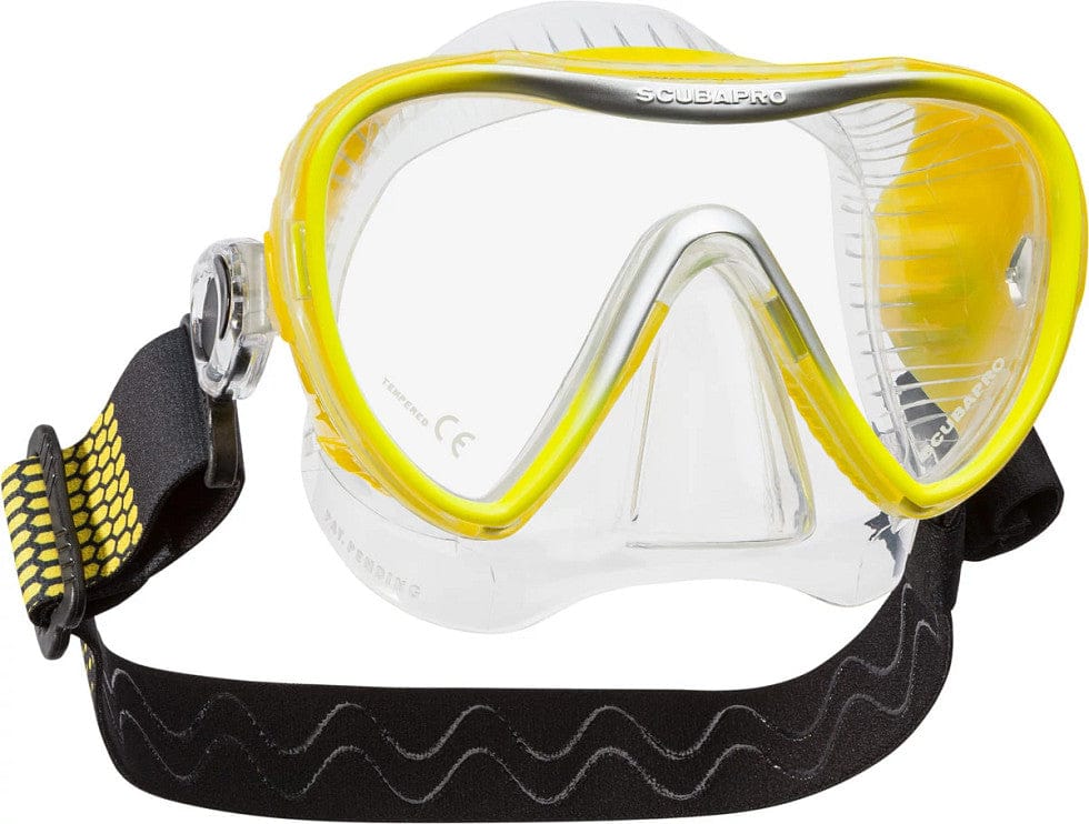 Scubapro yellow dive mask