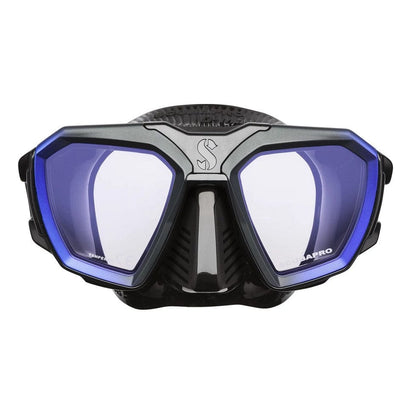 Scubapro diving mask with blue accents