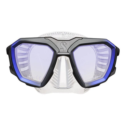 Scubapro diving mask 1108400 with blue and black accents