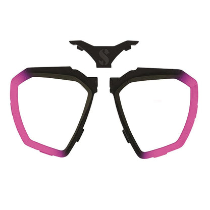 Scubapro mask frame 1108405 with pink accents