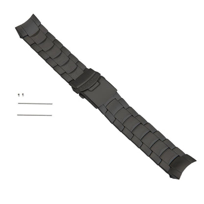 Black rubber watch strap 1109336