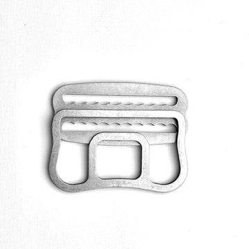 Triple Ring with Teethed Triglide