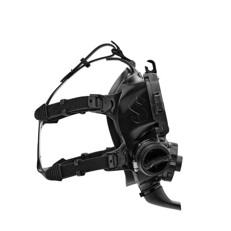 Black scuba diving mask