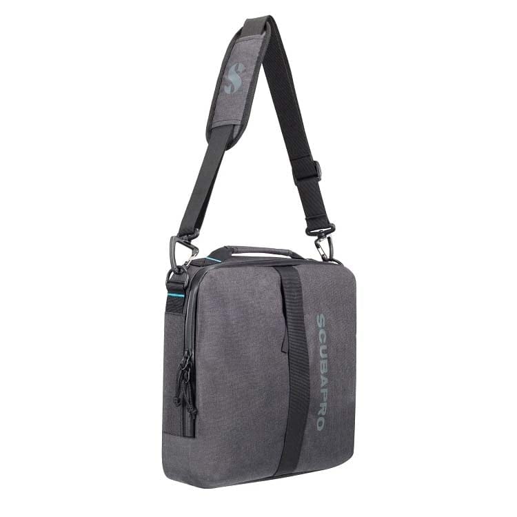 Gray Scubapro shoulder bag.