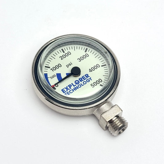 Explorer Technology 1.5" PSI (Imperial) Brass with Plastic Face SPG