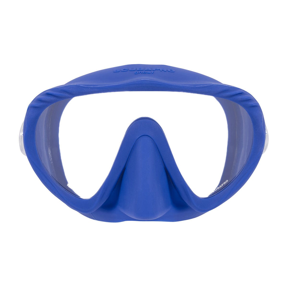 Blue scuba diving mask