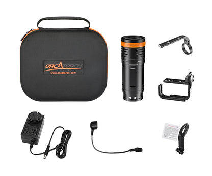 OrcaTorch D920 5000 Lumens Dive Light | 9° Narrow Beam