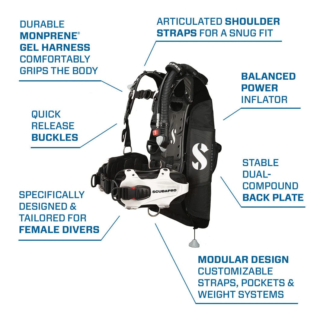 Scubapro Hydros Pro WMN BCD for Female Divers