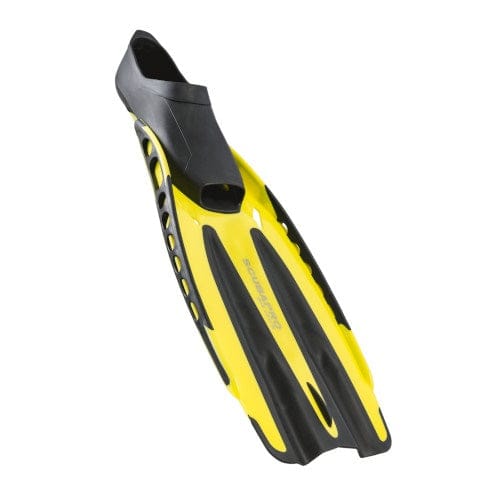 New yellow and black scuba fin