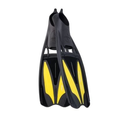 New Jet black and yellow dive fins