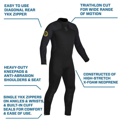 SCUBAPRO - Men's 7MM ONEFLEX Steamer