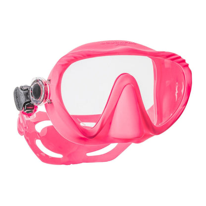 Pink Ghost scuba mask