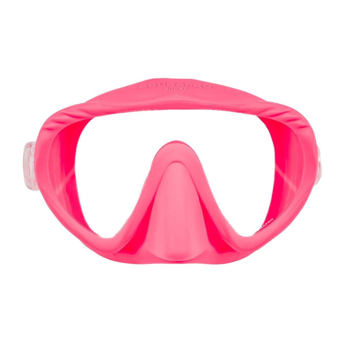 Pink scuba diving mask