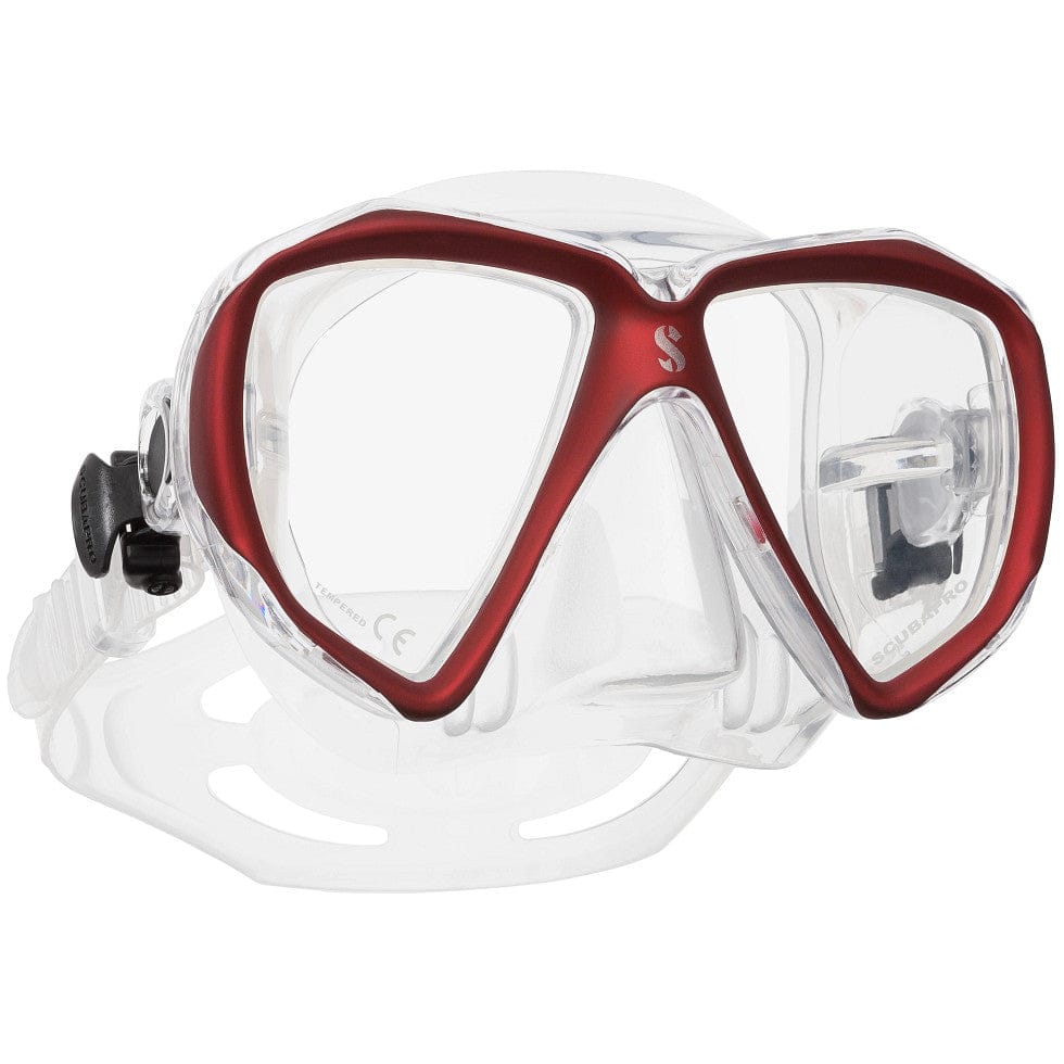 Spectra Dive Mask with Red Frame