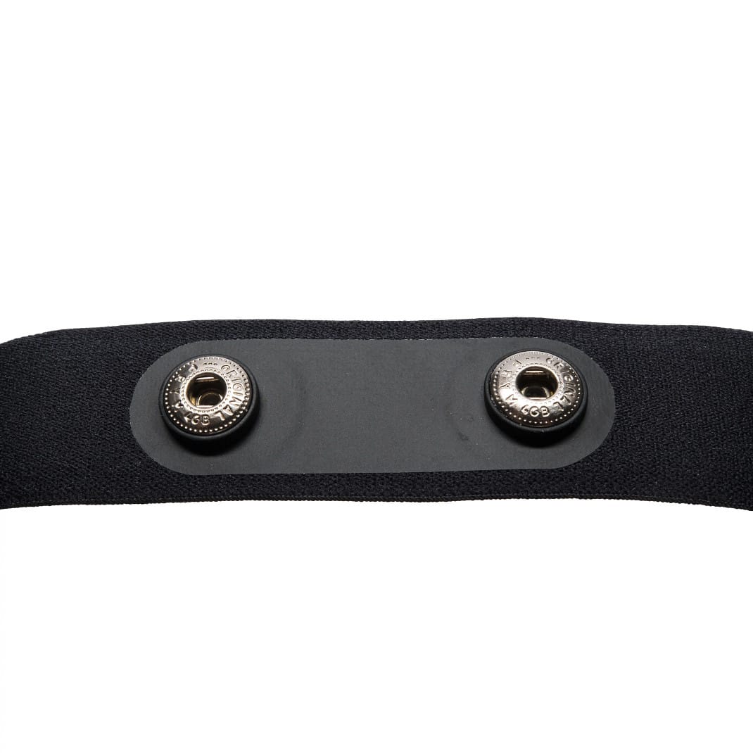 Heart rate belt strap with snaps