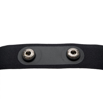 Heart rate belt strap with snaps