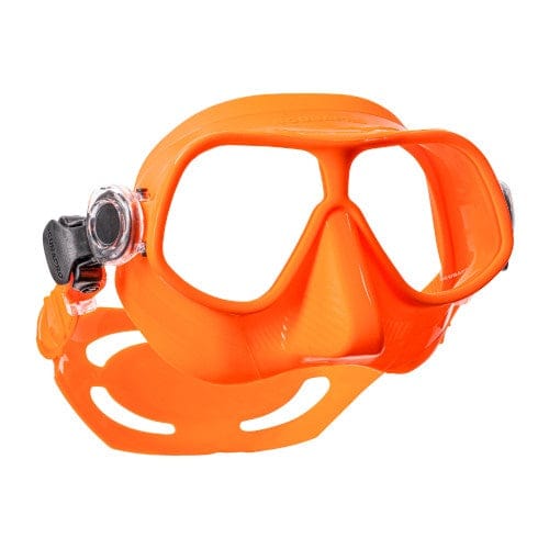 Orange steel dive mask