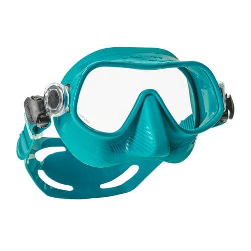 Turquoise SteelPro scuba mask