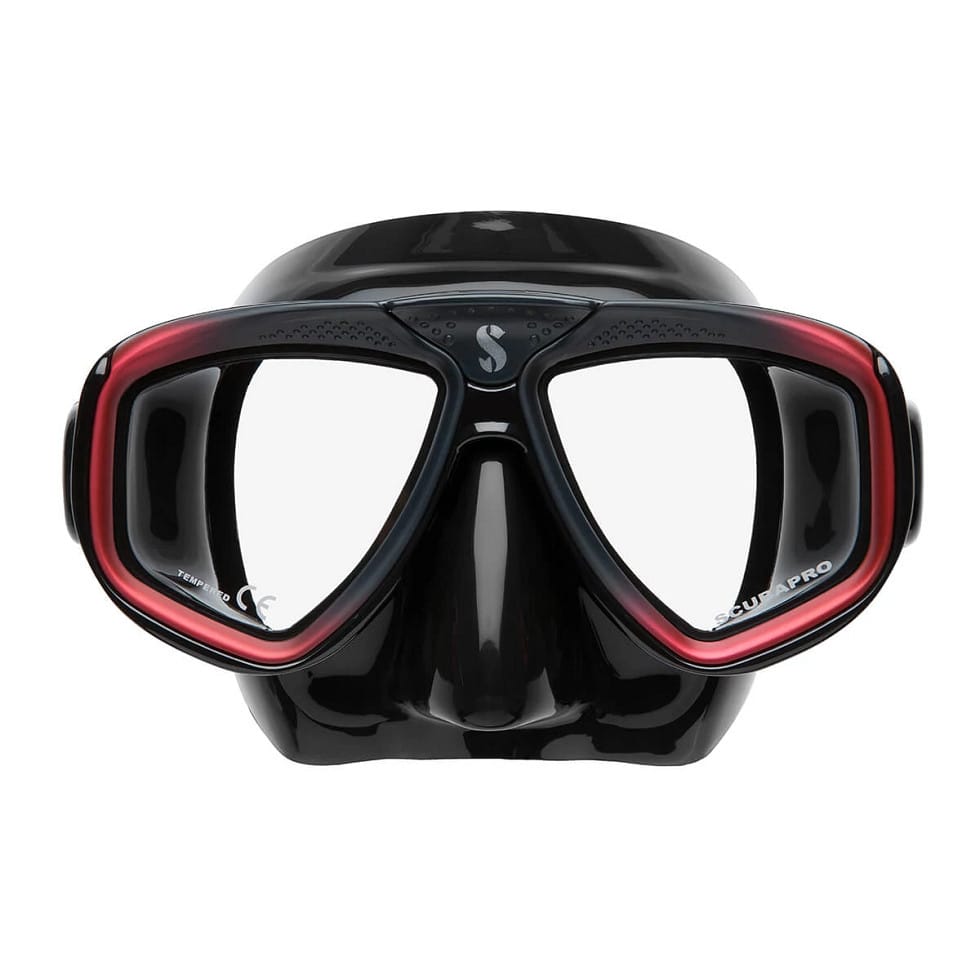 Scubapro diving mask SP_24157006 with red accents