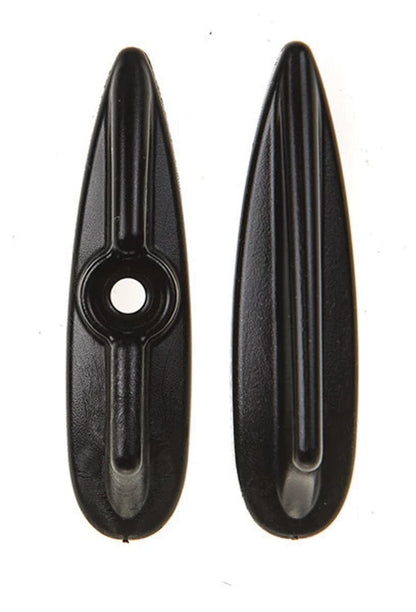 Black skegs (SP_25328100) - pair of plastic fins