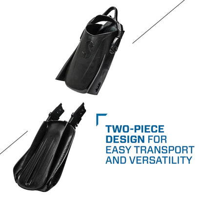 Seawing Supernova fins - Two-piece design for easy transport