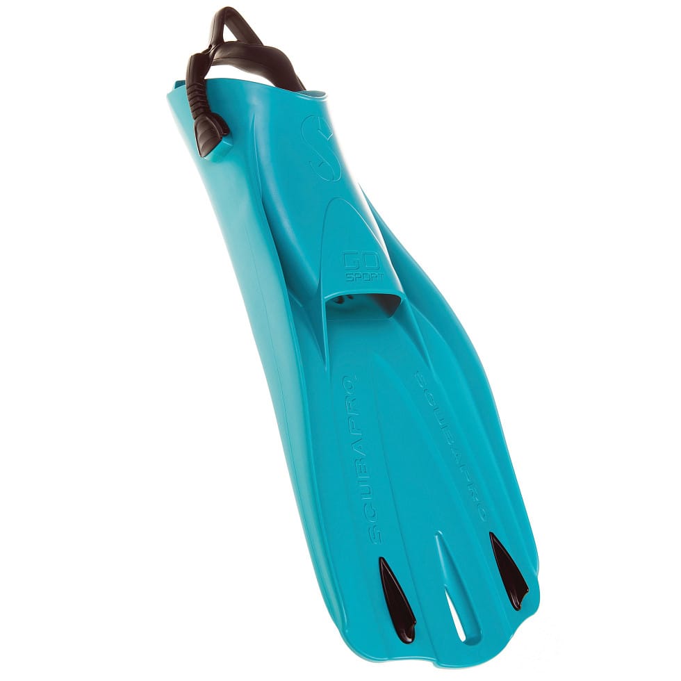 Go Sport blue diving fin