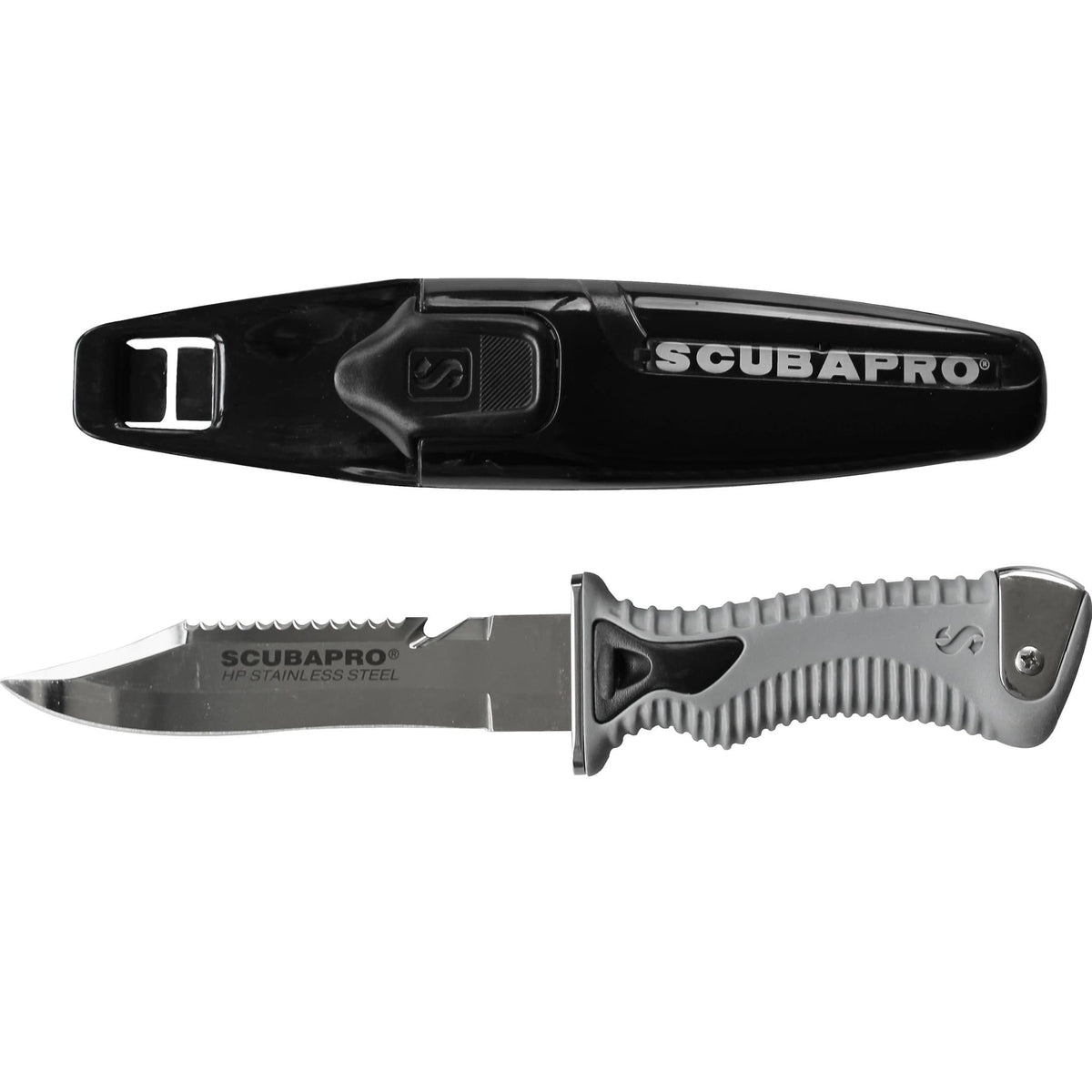 Scubapro K6 dive knife with sheath