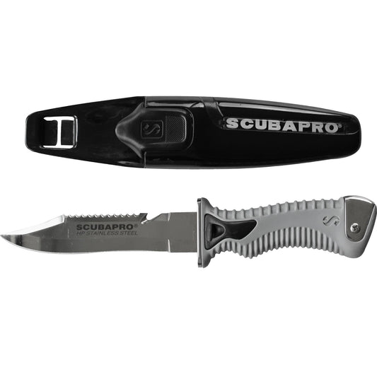 Scubapro K6 dive knife with sheath