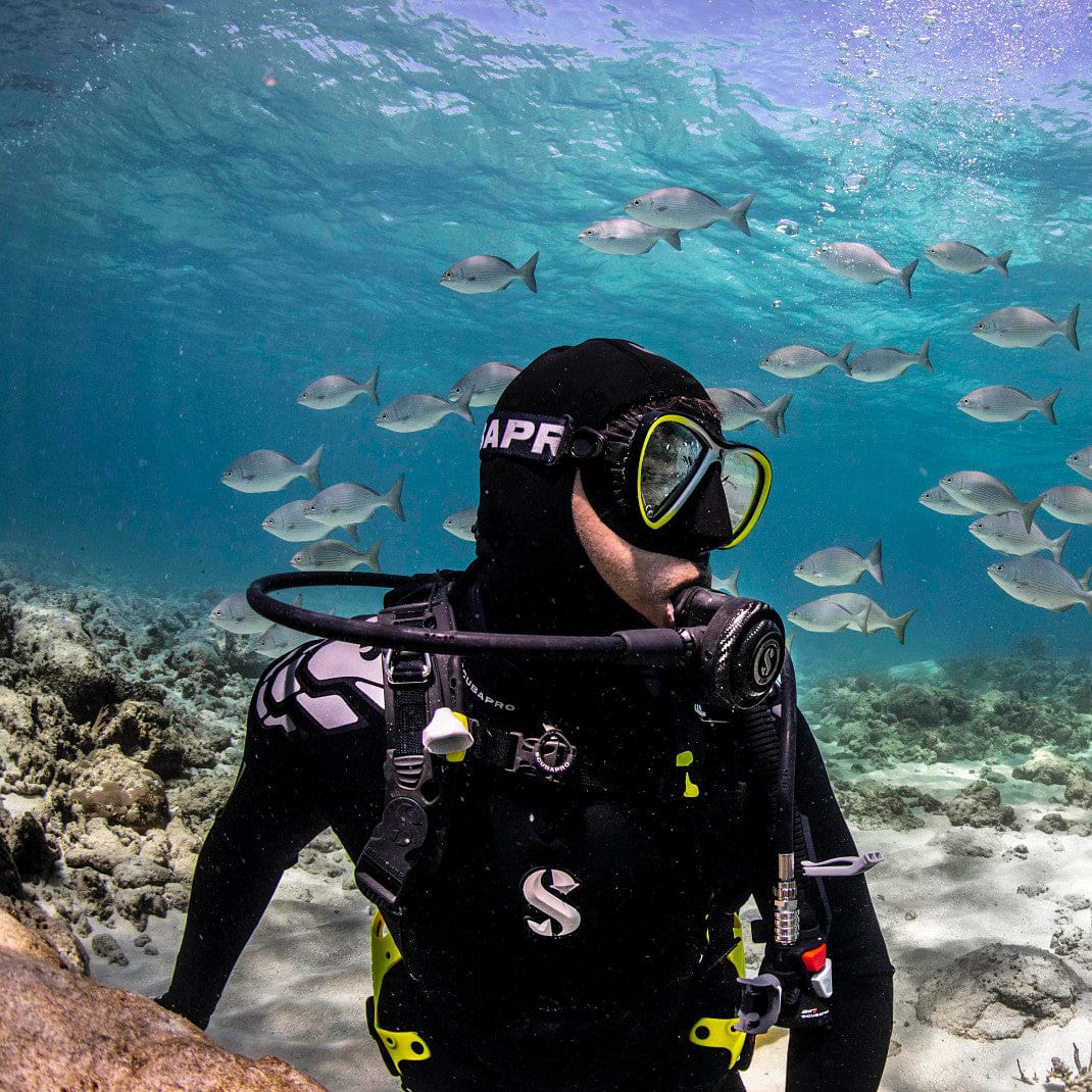 Scuba diver underwater with fish - SP_3Q3A7390