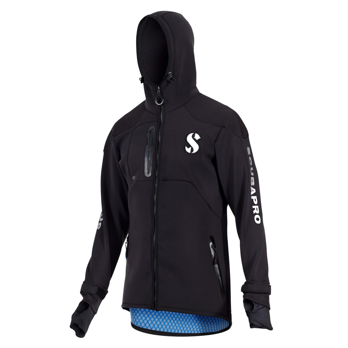 Scubapro Boat Coat - Black Hooded Jacket
