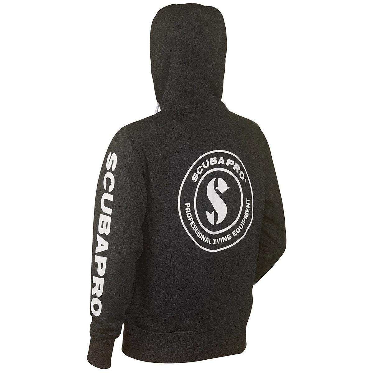 Scubapro Charcoal Gray Zip-Up Hoodie