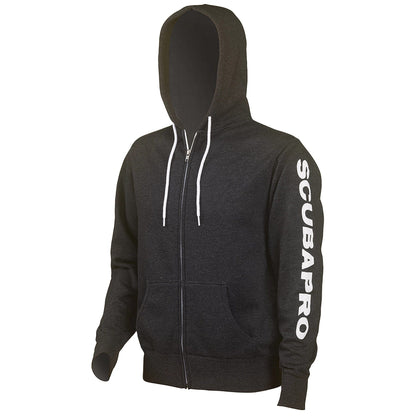 Scubapro Charcoal Gray Zip-Up Hoodie