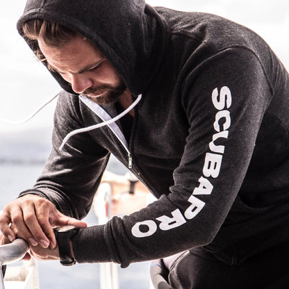 Man wearing Scubapro Zip-Up Hoodie