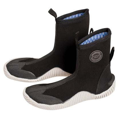 Black neoprene dive boots