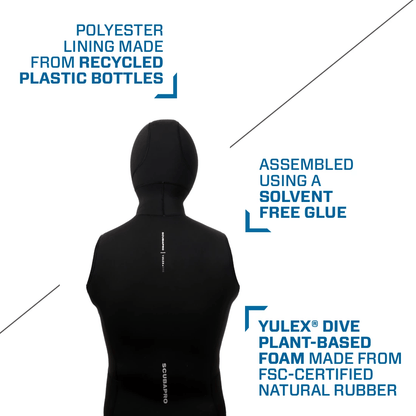 Scubapro Yulex 2mm Vest made with recycled materials